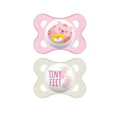 Mam Original Succhietti in silicone bimba 2-6M Fantasia Assortita