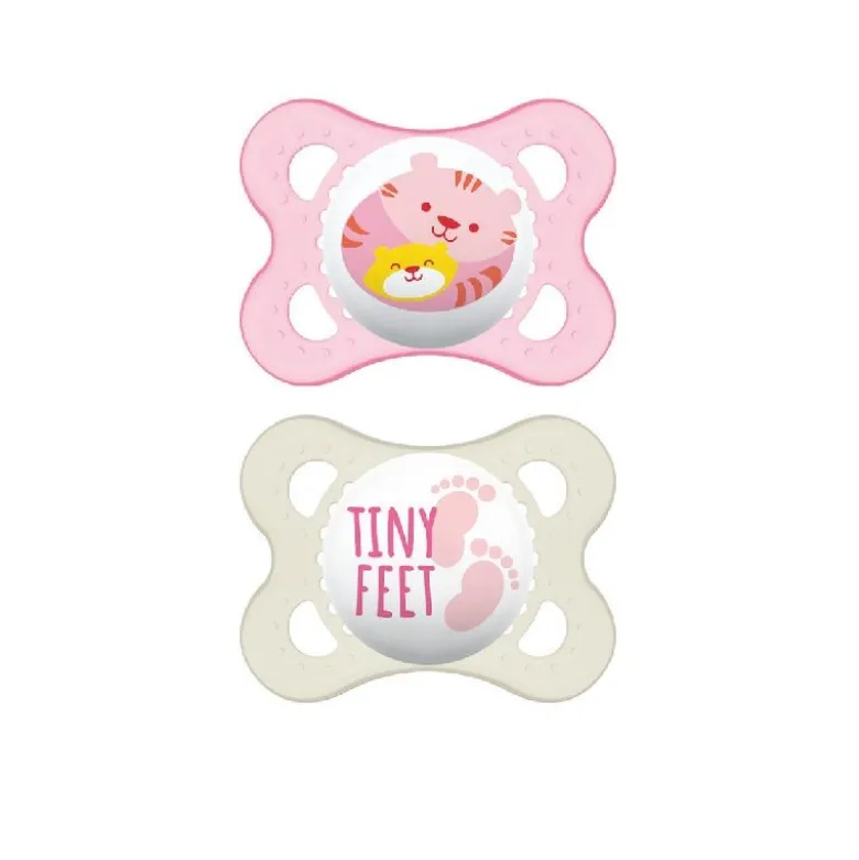 Mam Original Succhietti in silicone bimba 2-6M Fantasia Assortita