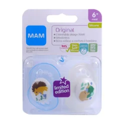 Mam Original Succhietti in silicone per bimbo 6+ mesi