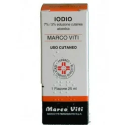 Marco Viti Iodio 7%/5% Soluzione cutane alcoolica uso cutaneo 50ml