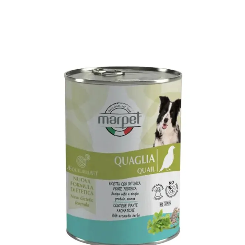 Marpet Aequilibriavet Dog Quaglia Cibo Umido Per Cani Adulti Scatoletta 400g
