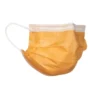 Mascherina chirurgica monouso adulto colore arancio 10 pezzi