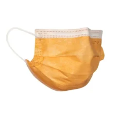 Mascherina chirurgica monouso adulto colore arancio 10 pezzi