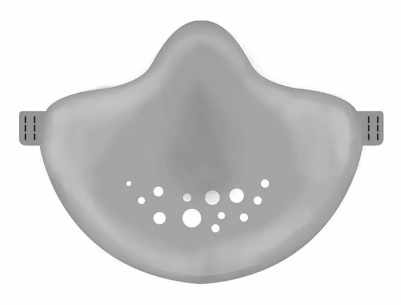 Mascherina Lavabile Colore Grigio Koziol