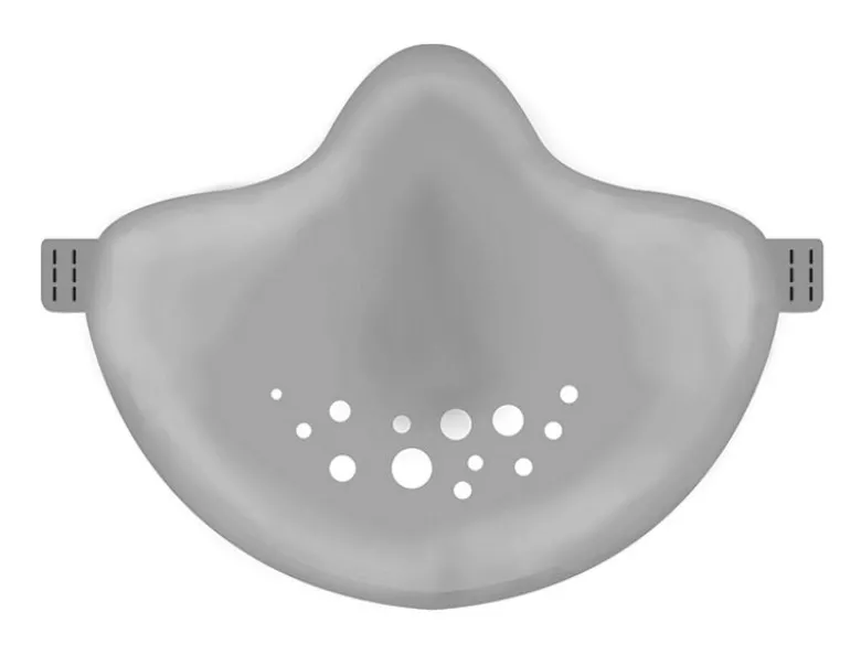 Mascherina Lavabile Colore Grigio Koziol