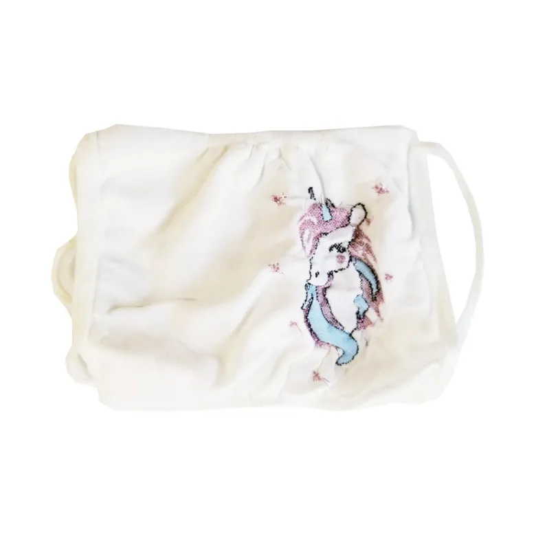 Mascherina Protettiva Lavabile Bambini Fantasia Unicorno 3 Pezzi