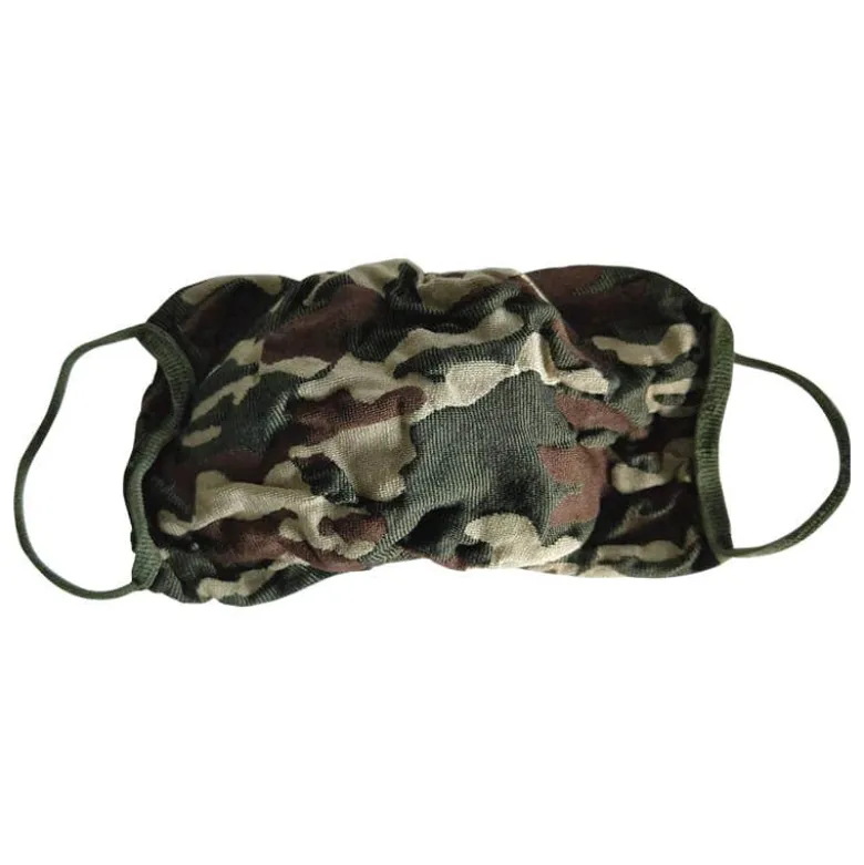 Mascherina Protettiva Lavabile Adulti Camouflage 3 Pezzi