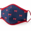 Mascherina Protettiva Lavabile Adulti Jeans/Rossa Fiocchi 3 Pezzi