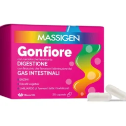 Massigen Gonfiore per favorire la digestione 20 capsule