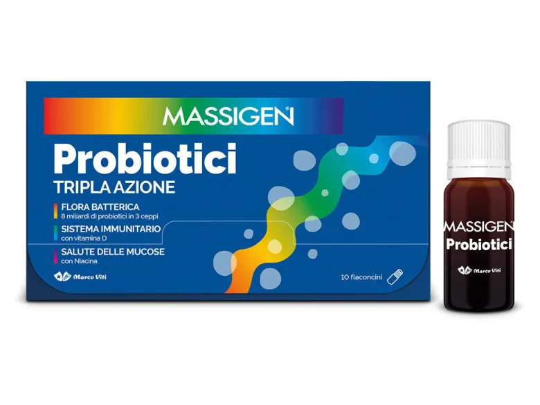 Massigen Probiotici 10 FlaconciniBenessere Intestinale