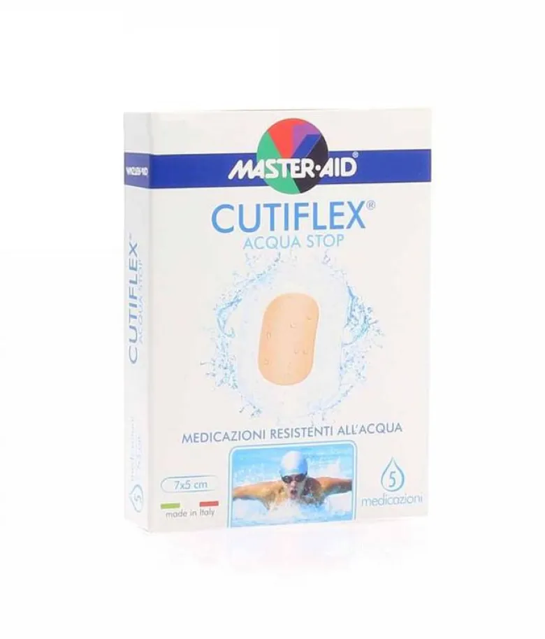 Master Aid Cutiflex Acqua Stop 7x5cm 5 pezzi