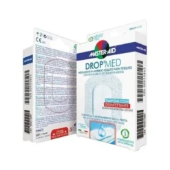 Master-Aid Drop Med Medicazione In Morbido Tessuto Non Tessuto 10,5x15cm 5 Pezzi