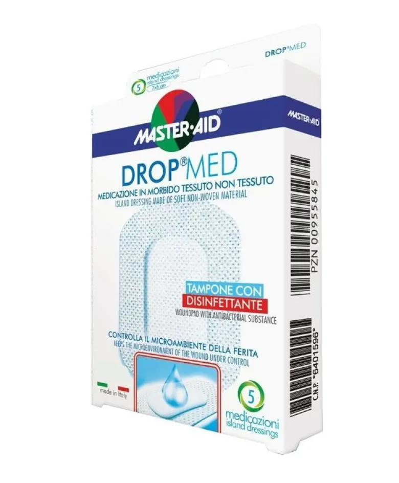 Master Aid Drop Med 5 medicazioni 10x6cm