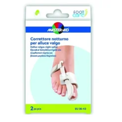 Master Aid Foot Care correttore notturno per alluce valgo misura 36-43 2 pezzi