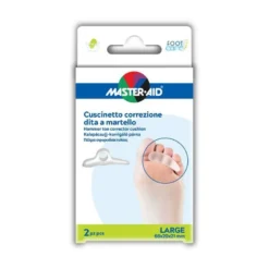 Master-Aid Foot Care Cuscinetto Correzione Dita a Martello 2 pezzi Large
