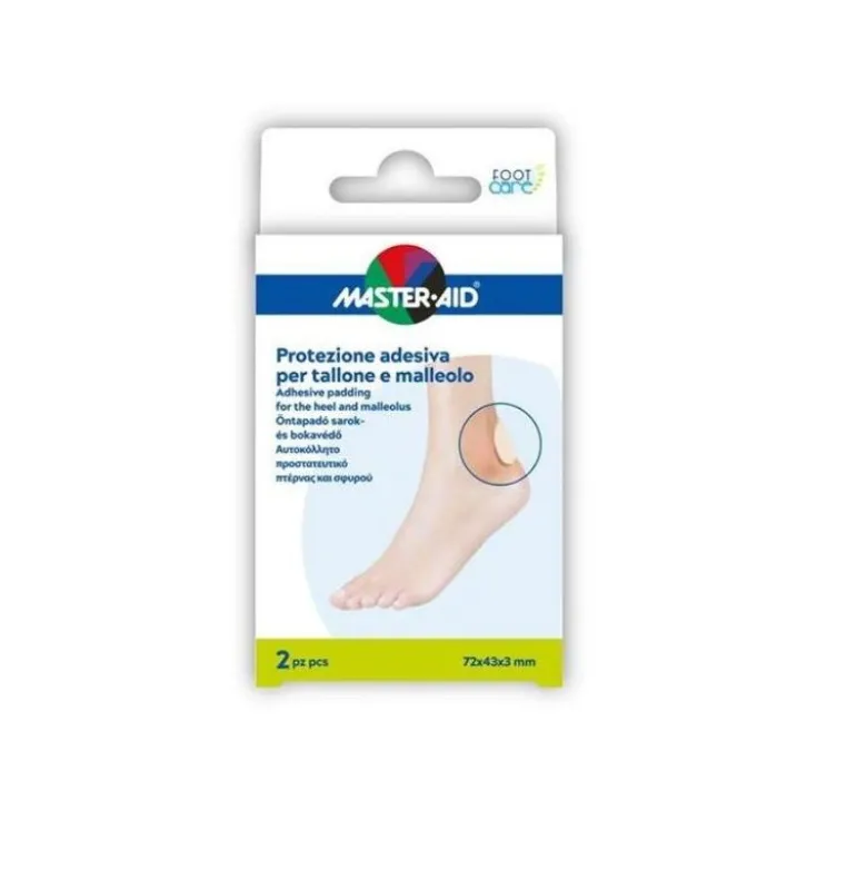 Master Aid Foot Care protezione per tallone e malleolo 2 pezzi