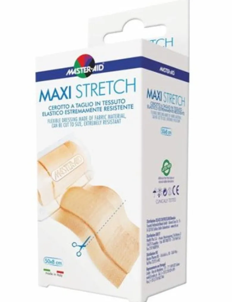 Master-Aid Maxi Stretch Cerotto da Taglio Elastico 100x8cm