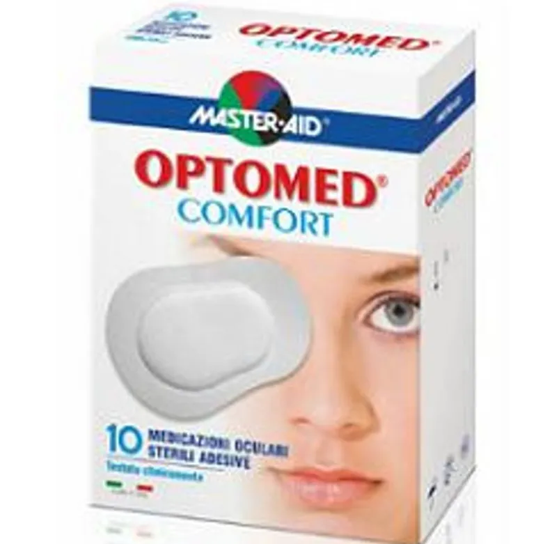 Master Aid Optomed Comfort Garza Oculare 10 Pezzi Medicata