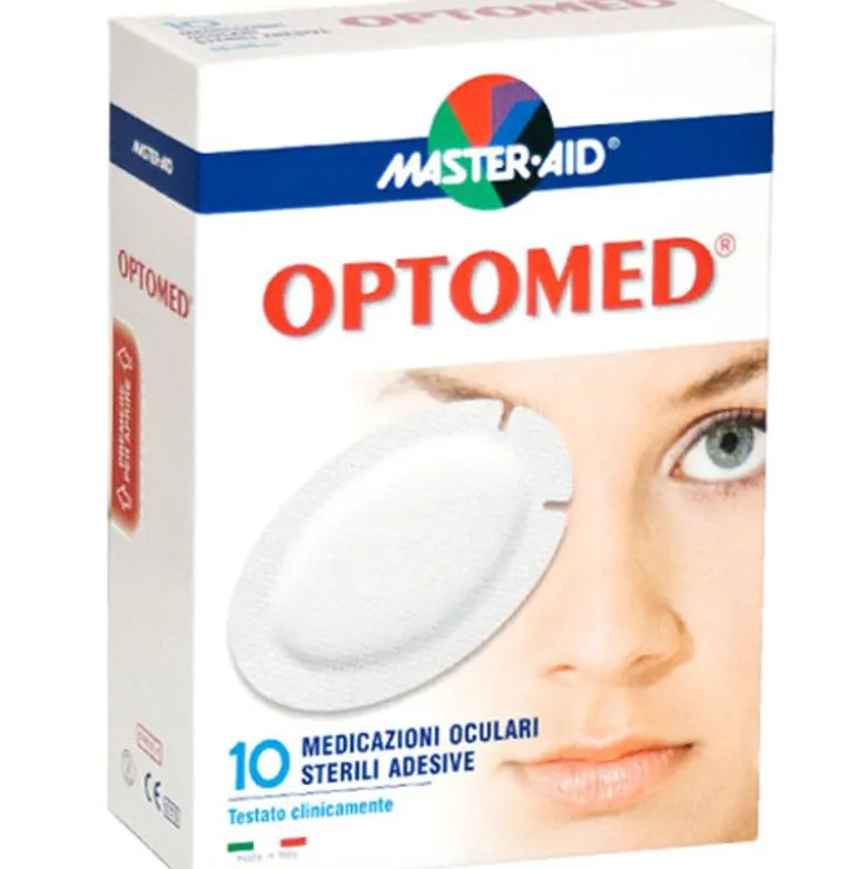 Master Aid Optomed 10 medicazioni oculari sterili adesive 96x66 mm