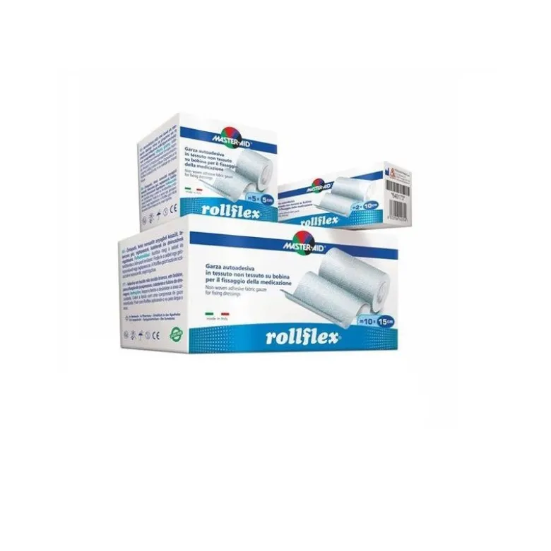 Master-Aid Rollflex garza autoadesiva 10mx5cm