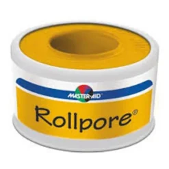 Master Aid Rollpore cerotto in tessuto non tessuto bianco 5mx2,5cm