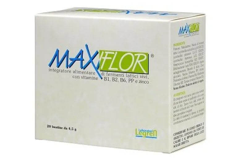 Maxiflor fermenti lattici vivi e vitamine 20 bustine