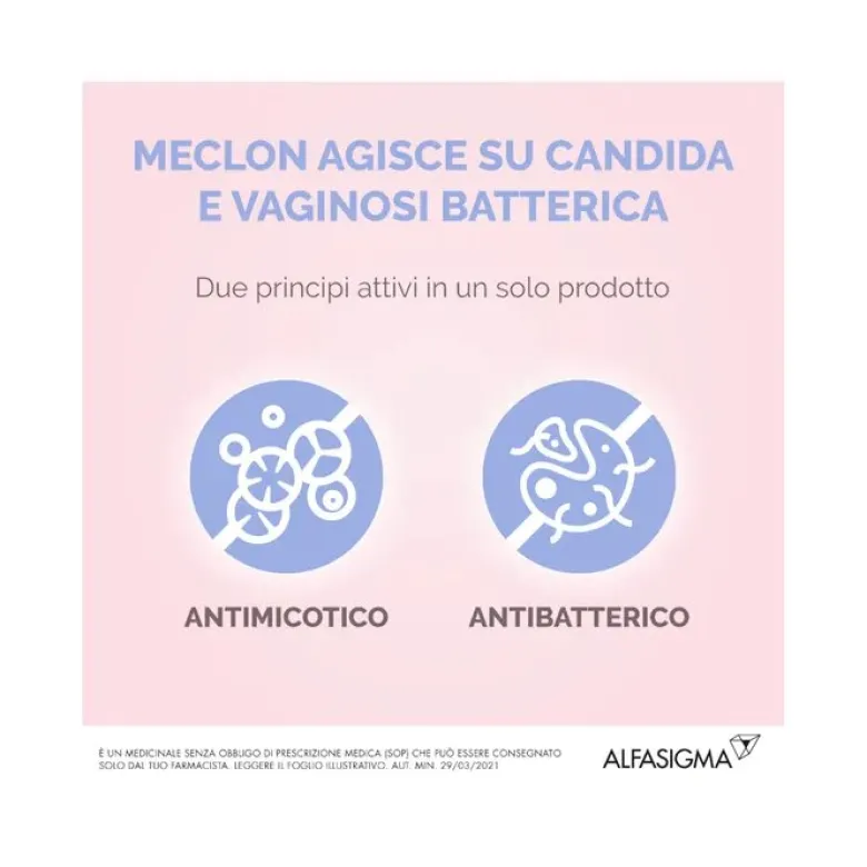 Meclon 100mg+500mg 10 ovuli vaginali