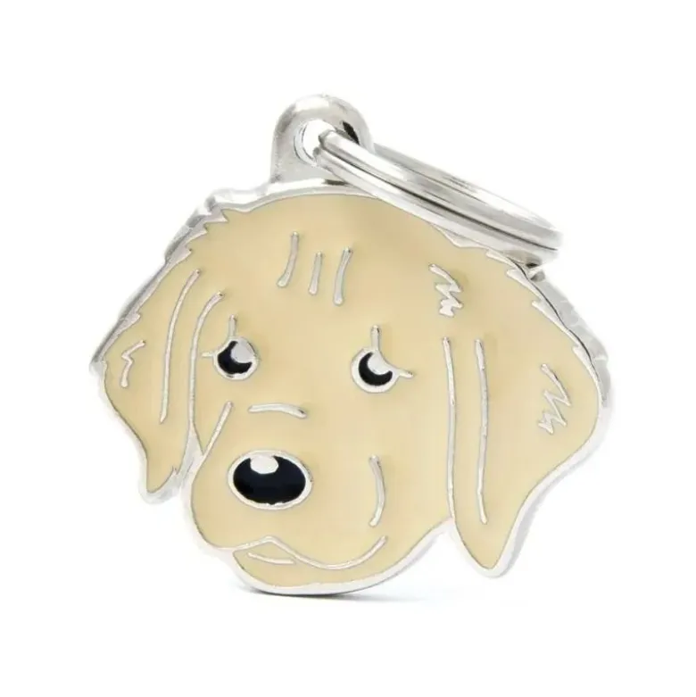 Medaglietta Per Cani Personalizzata Golden Retriever