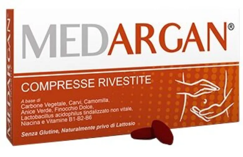 Medargan utile per l'apparato digerente 30 compresse rivestite
