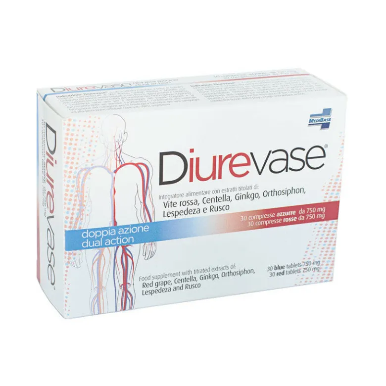 Medibase Diurevase ad azione antiossidante 60 compresse
