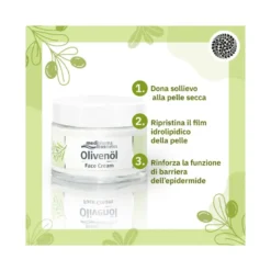 Medipharma Cosmetics Olivenol Crema Viso per pelli secche e sensibili 50ml
