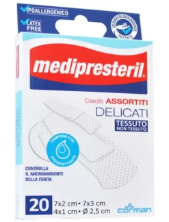 MediPresteril Cerotti assortiti delicati 20 pz 4 formati