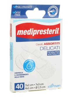 Medipresteril Cerotti assortiti delicati 40 pezzi