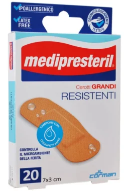 MediPresteril 20 Cerotti grandi Resistenti 7x3 cm