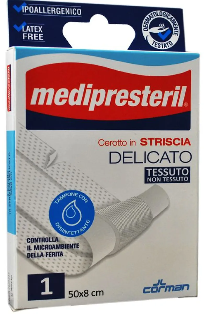 MediPresteril 1 cerotto in striscia Delicato 50 x 8 cm