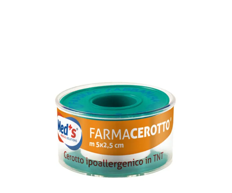 Meds Farmacerotto Cerotto Ipoallergenico TNT in Rocchetto 500X2,50cm