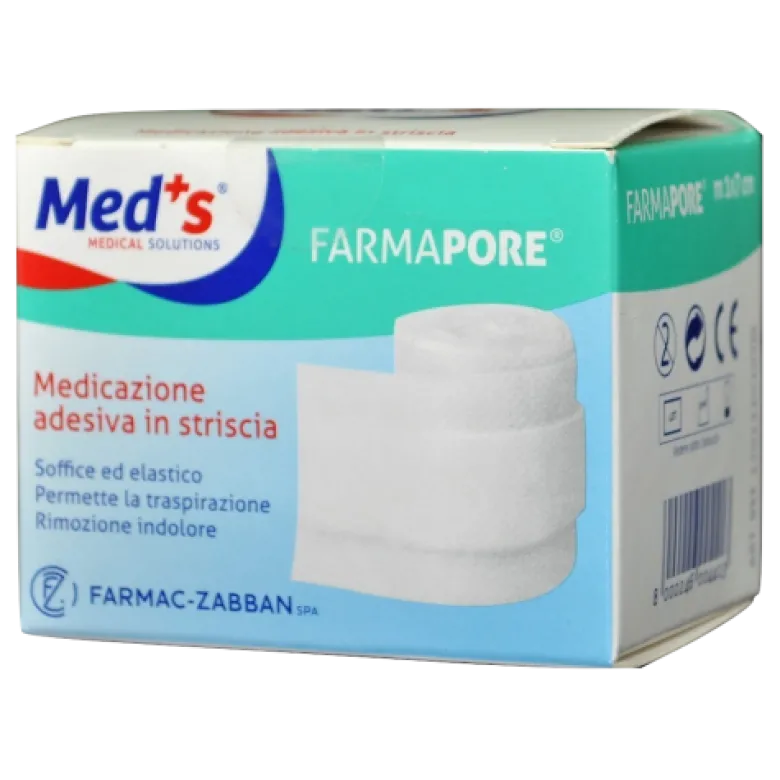 Meds Pore Medicazione Autoadesiva Tessuto Non Tessuto m1x10cm