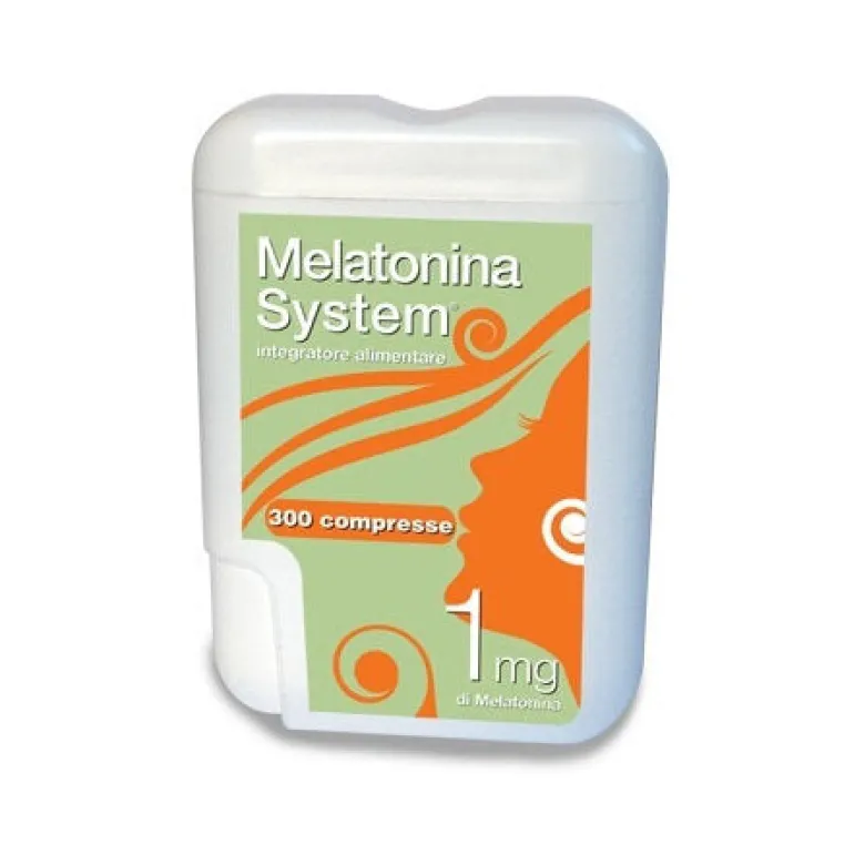 Melatonina System Utile Per Combattere Stree e Insonnia 300 Compresse