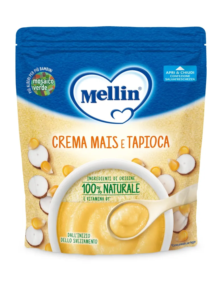 Mellin Crema Mais e Tapioca dall'inizio dello svezzamento 200g