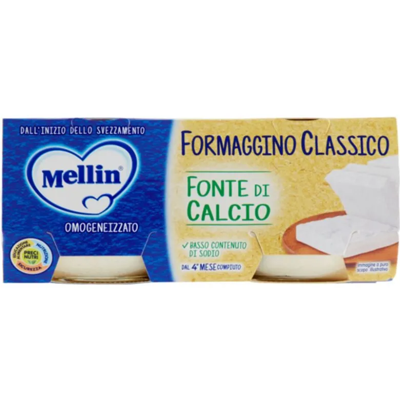 Mellin Omogeneizzato Formaggino Classico 160g