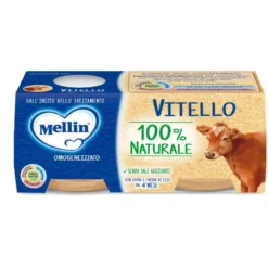 Mellin Omogeneizzato Vitello 4M+ 2x80g