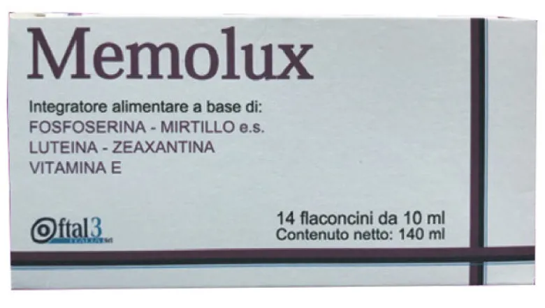 Memolux utile in caso di stanchezza ed affaticamento 14 flaconcini