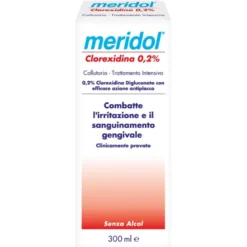 Meridol Collutorio con Clorexidina 0,2% combatte l'irritazione e il sanguinamento gengivale 300ml