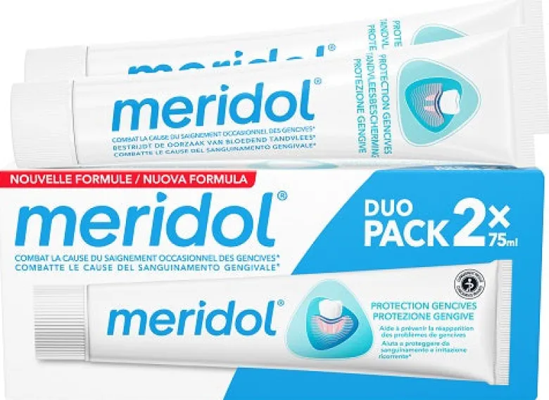 Meridol Dentifricio Protezione Gengive 2x75ml