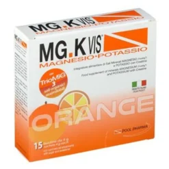 Mg K Vis Magnesio e Potassio 15 bustine gusto orange