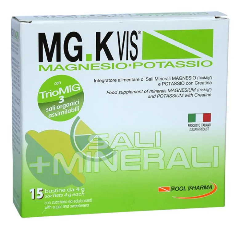 Mg K Vis Magnesio E Potassio Creatina gusto lemonade 15 bustine