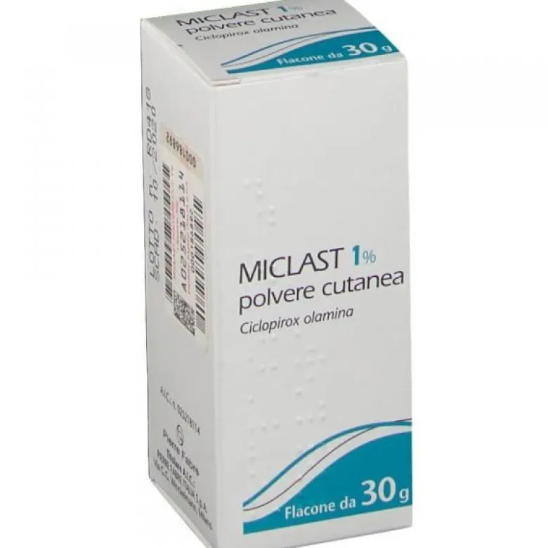 Miclast Polvere Cutanea 1% flacone 30g