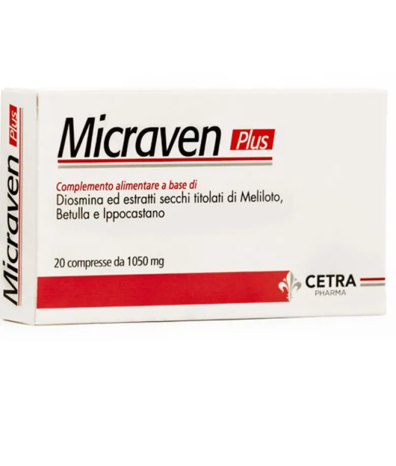 Micraven Plus utile per il microcircolo 20 compresse