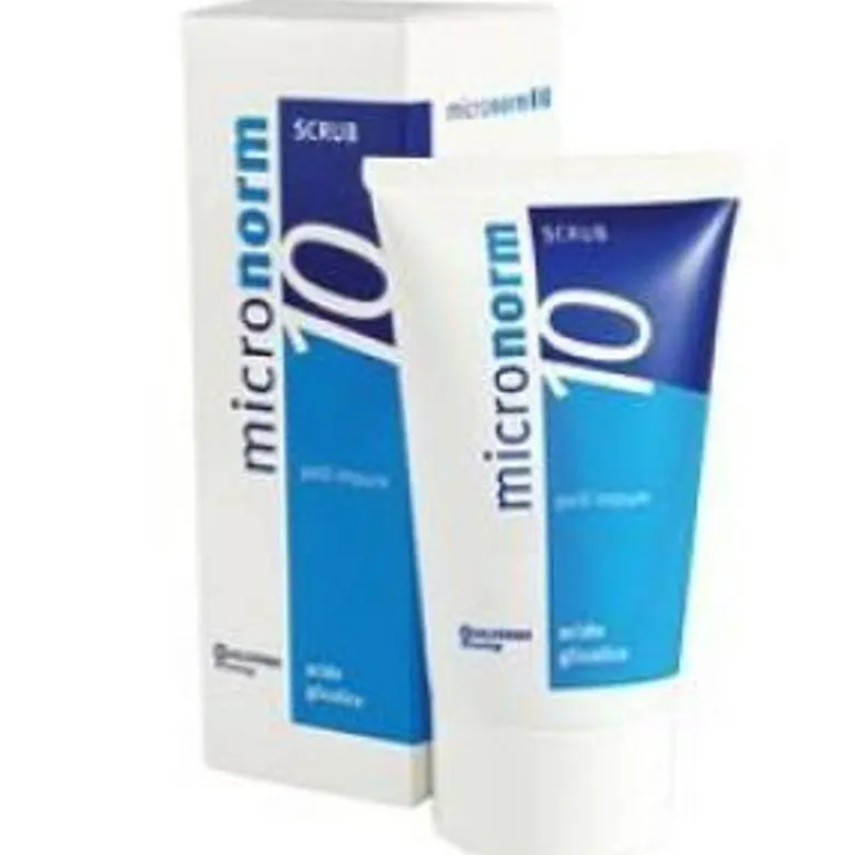 Micronorm Scrub 10 Peeling detergente per pelli acneiche 75ml