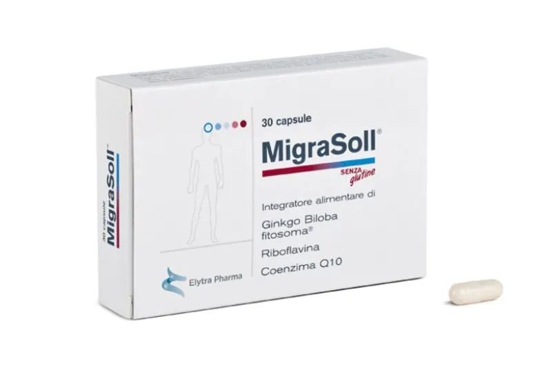 Migrasoll Capsule senza glutine emicrania 30 capsule